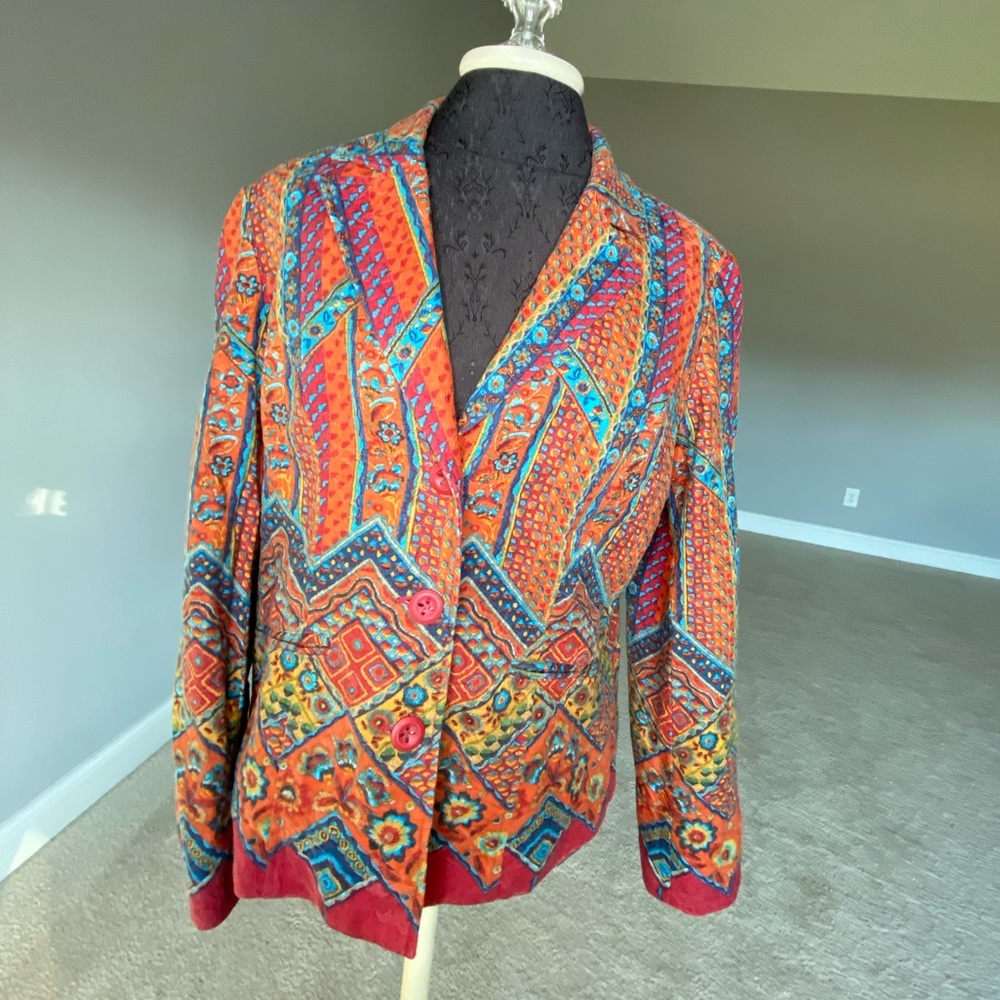 Coldwater Creek Quilted Blazer. Size 12